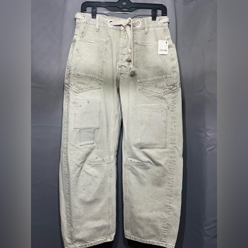 We The Free Moxie Low Slung Barrel Jeans- NWOT
